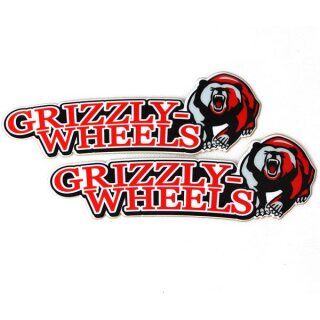 Grizzly-Wheels Official Fender Sticker